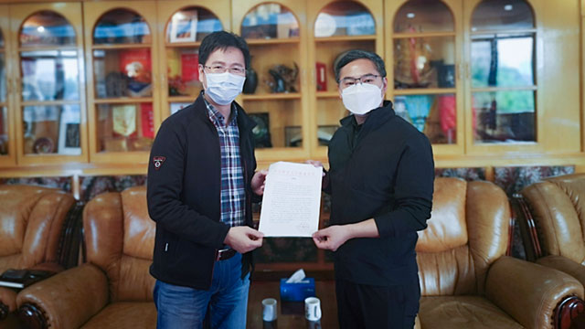 抗疫保學，彰顯央企擔當，奧威亞喜獲華師大附中感謝信